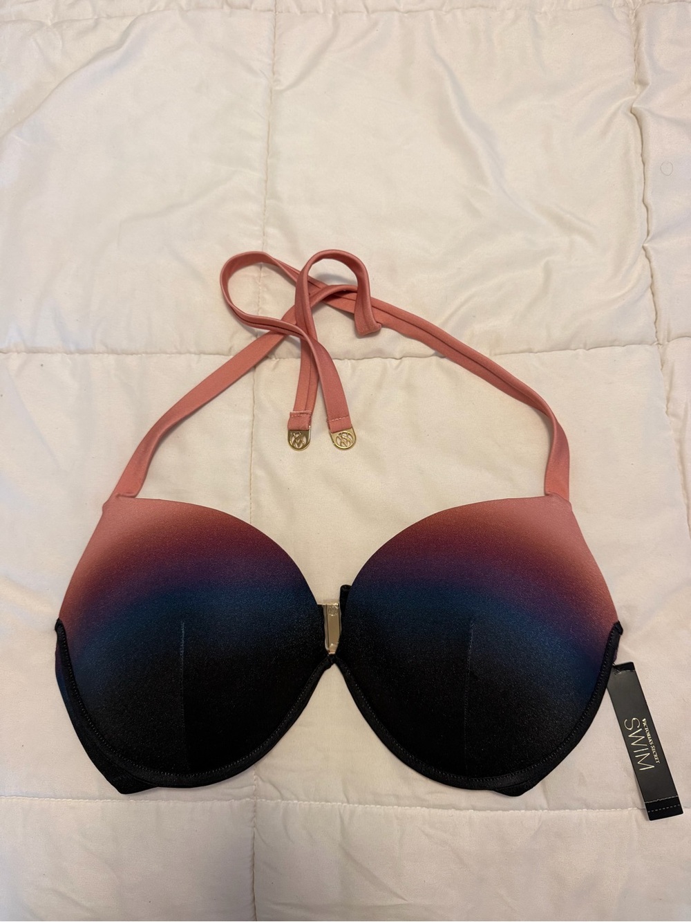 Victoria Secret Black Push-Up Swim Top